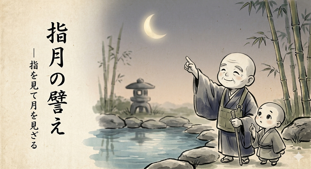 指月の譬え（しげつのたとえ）