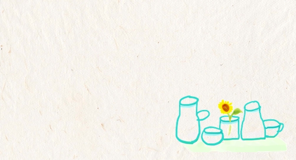 青い瓶　イラスト